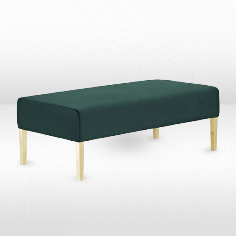 Kincaid Ottoman - 4ft Length - Emerald