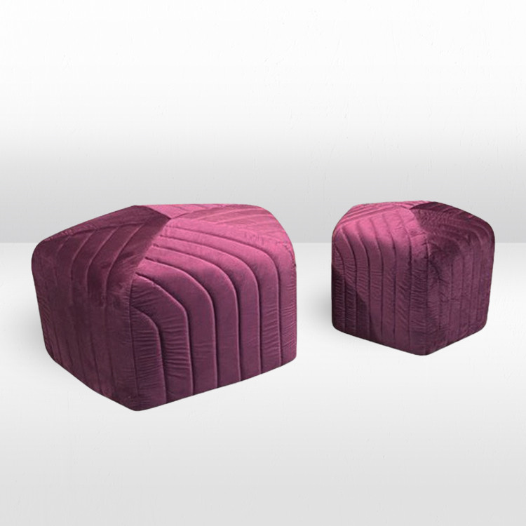 Ottoman Set - Mini and Biggie - Berry