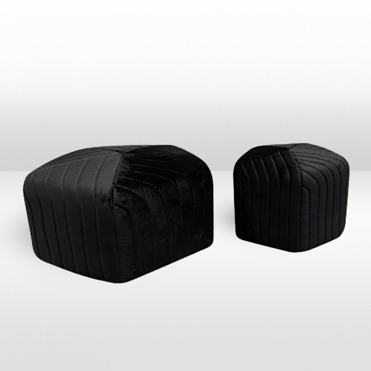 Ottoman Set - Mini and Biggie - Black