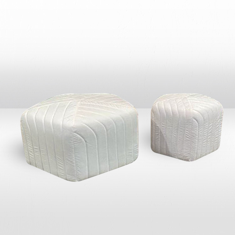 Ottoman Set - Mini and Biggie - Ivory