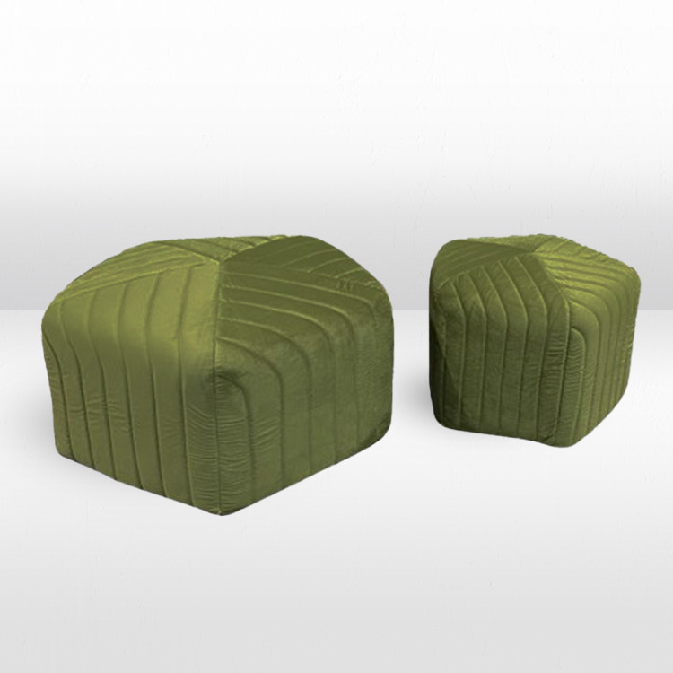 Ottoman Set - Mini and Biggie - Moss