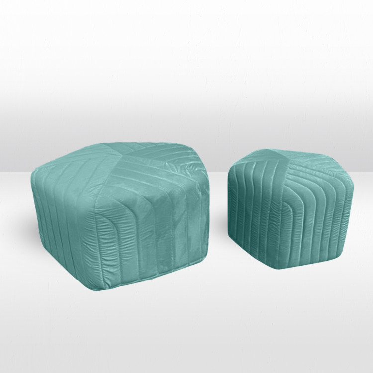 Ottoman Set - Mini and Biggie - Tiffany