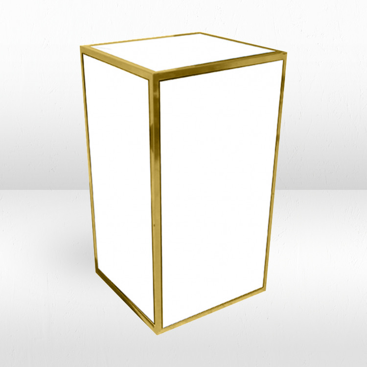 Bar - Avenue Tower - Gold Frame/White Inserts