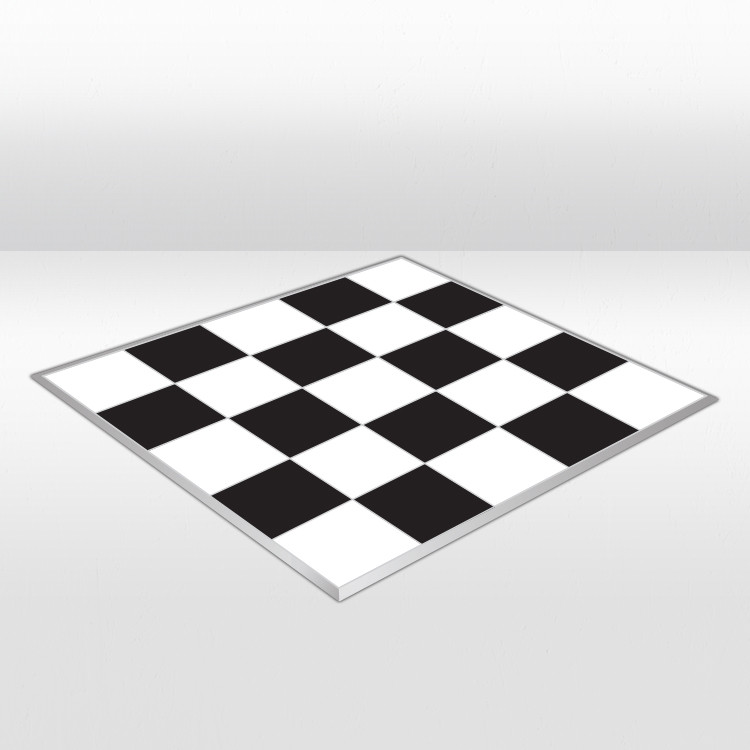 Black / White Checker Dance Floor - 20ft x 20ft