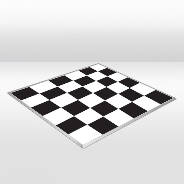 Black / White Checker Dance Floor - 24ft x 24ft