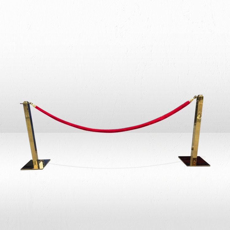 Gold Stanchion - Square Modern