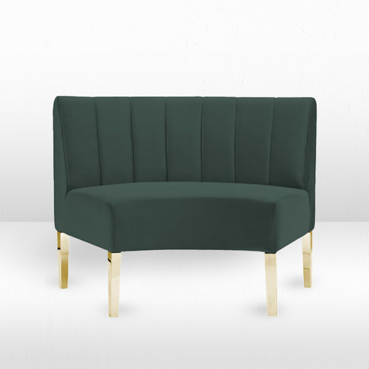 Kincaid Sofa - Inside Round - Emerald