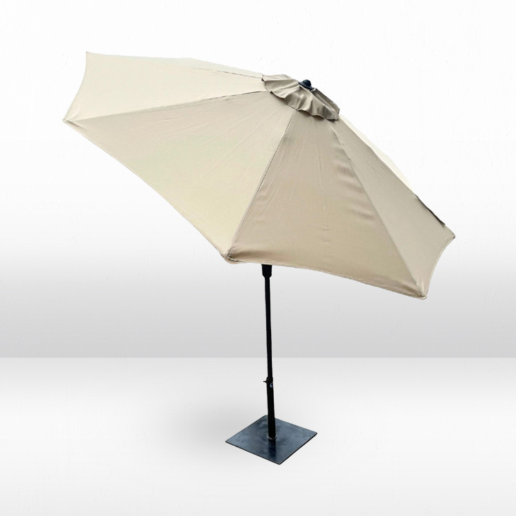 Tan Umbrella w/ Stand