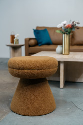 Ottoman - Zoe - Saddle Brown