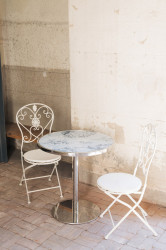 Dining Chair - Poppy Italian - Weathered White