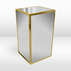 Bar - Avenue Tower - Gold Frame / Silver Mirror Inserts