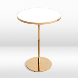 Cocktail Table - Virtu Gold Frame / White Top