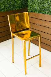 Bar Stool -  Gold Bristol