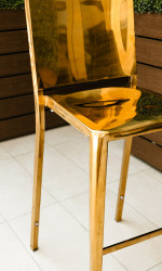 Bar Stool -  Gold Bristol