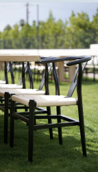 Dining Chair - Sonoma Black Wood