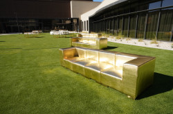 Mondrian - Corner - Gold Metallic