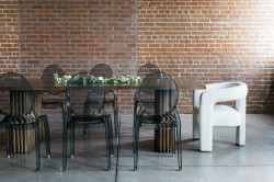 Dining Table - Sawyer Brown w/ Rectangle Top