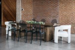 Dining Table - Sawyer Brown w/ Rectangle Top