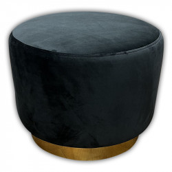 Ottoman - Colette Dot - Black