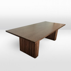 Dining Table - Sawyer Brown w/ Rectangle Top