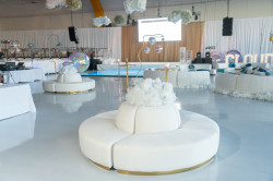Colette - Circle Sofa - Ivory
