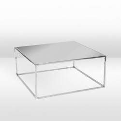 Coffee Table - Carlton Silver / Silver Mirror Top