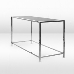 Communal Table - Rivington -Silver Frame / Silver Mirror Top