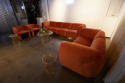 Coffee Table - Remi - Gold Spoke Frame