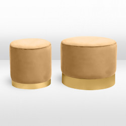 Ottoman Set - Wee and Stout - Champagne