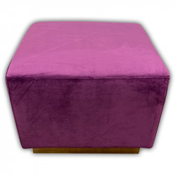 Ottoman - Colette Cube - Berry