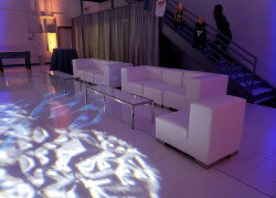 Coffee Table - Bentley - Silver Frame / White top