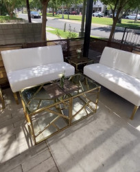 Side Table - Nest - Gold Frame