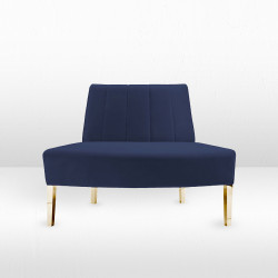 Kincaid Sofa - Outside Round - Sapphire