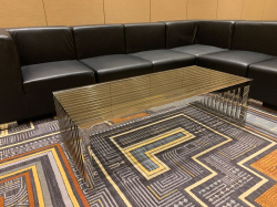 Coffee Table - Soho - Polished Silver