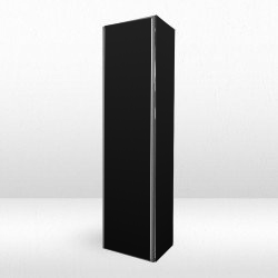 8ft Glowing Column / Black Matte Inserts