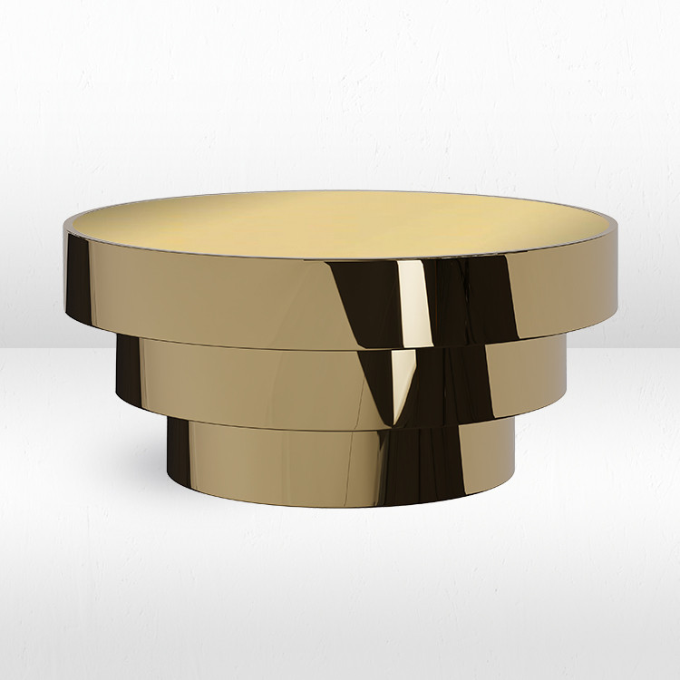 Lenox Coffee Table - Gold Mirror Top