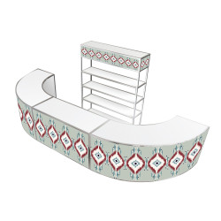 Bar Package - Avenue 16' Bar W/ Bar Back - Circle Option B