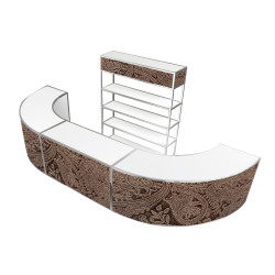 Bar Package - Avenue 16' Bar W/ Bar Back - Circle Option B
