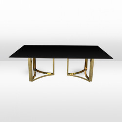 Dining Table - Chelsea / Black Matte Inserts
