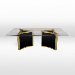 Dining Table - Chelsea / Black Matte Inserts