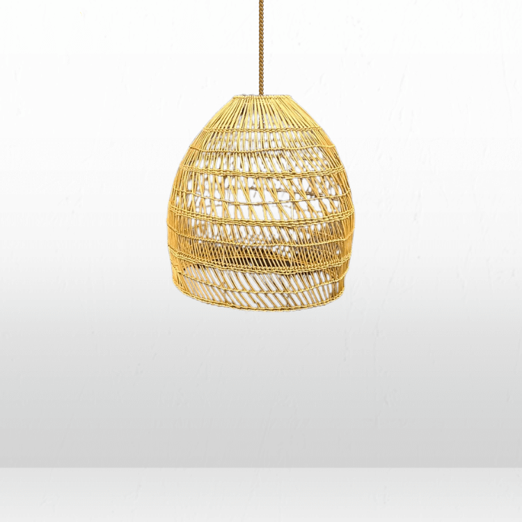 Woven Farmhouse Chandelier