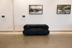 Juno - Loveseat - Confetti Sapphire