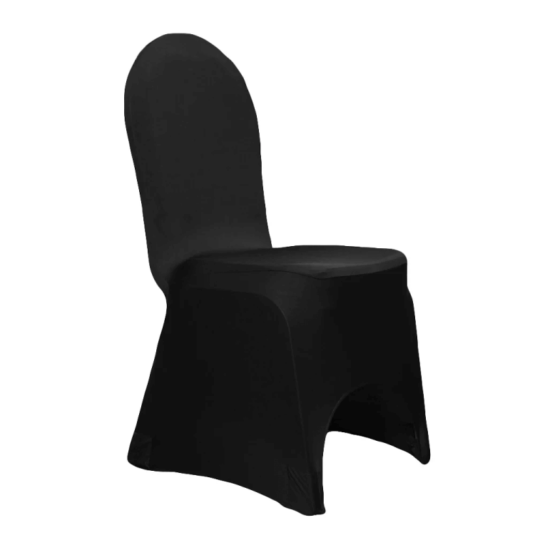Spandex Banquet Chair Cover - Black Spandex Banquet Chair Cover - Black
